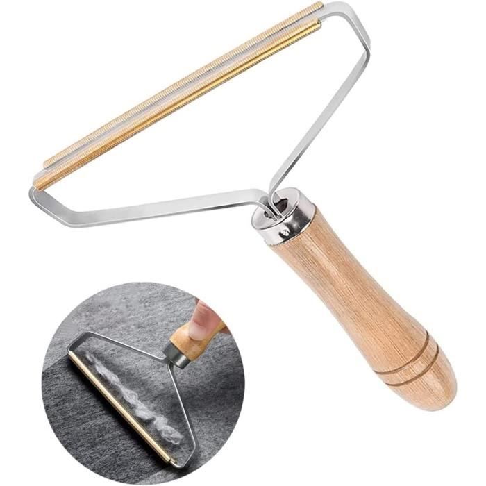 Brosse Manuel Anti Poil Lot de 1, Rasoirs Anti-Bouloches, Portable Lint Remover pour Manteau Tissé Pull Tapis Rideaux Canapé