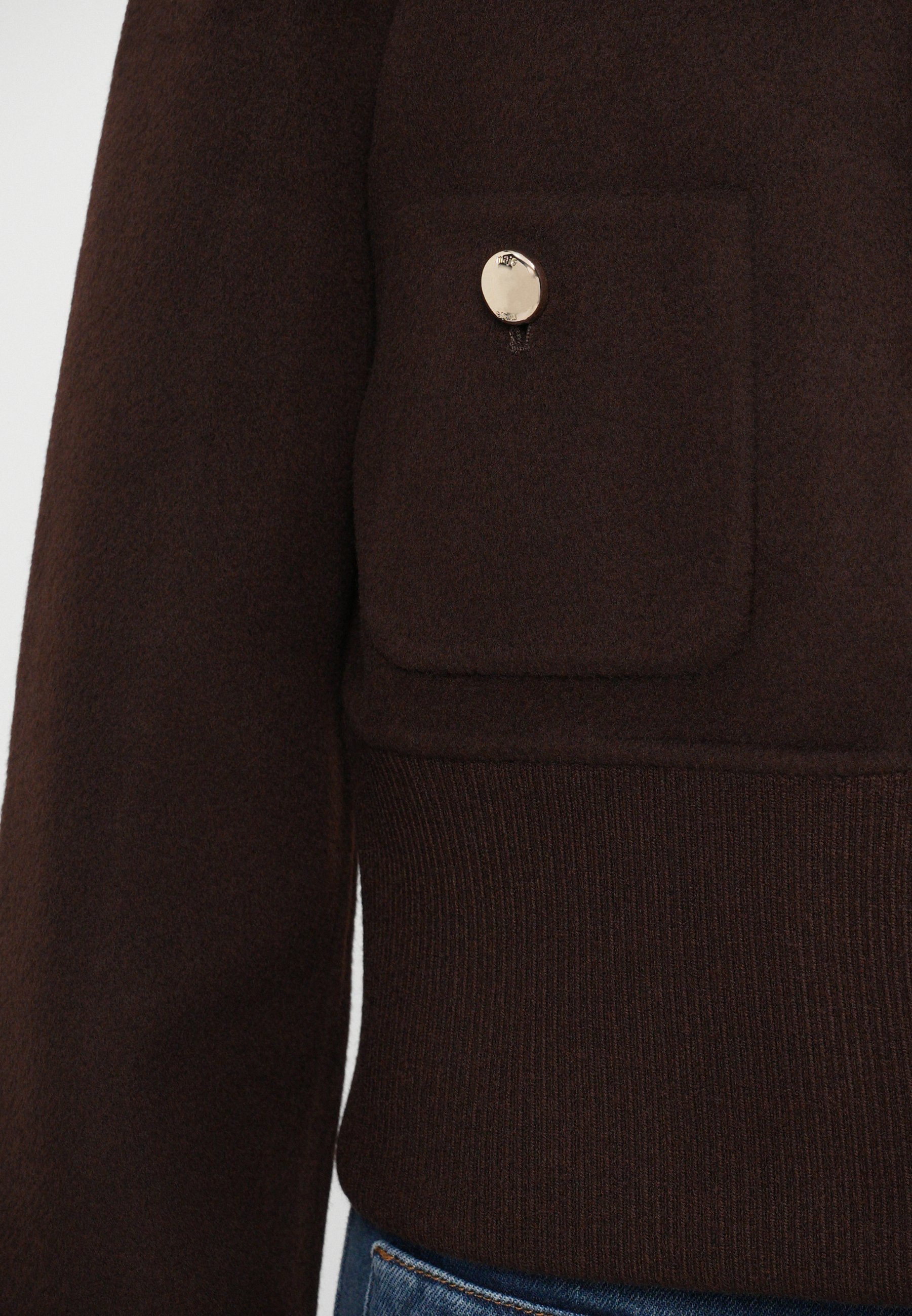 Maje BLOPPANA - Bomber Jacket - marron fonce