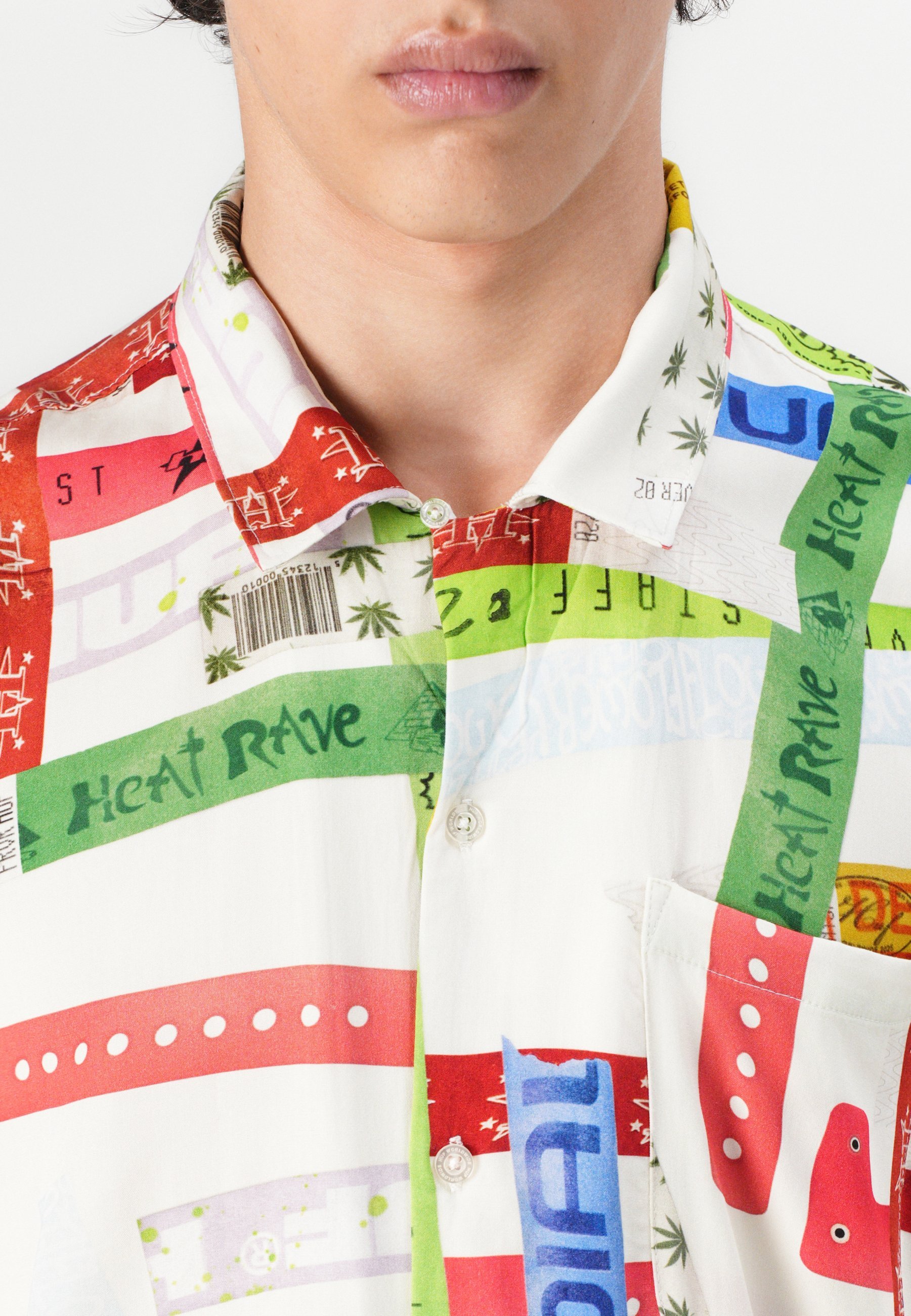 HUF ADMISSION RESORT SHIRT UNISEX - Bluza z gumbi - večbarvna