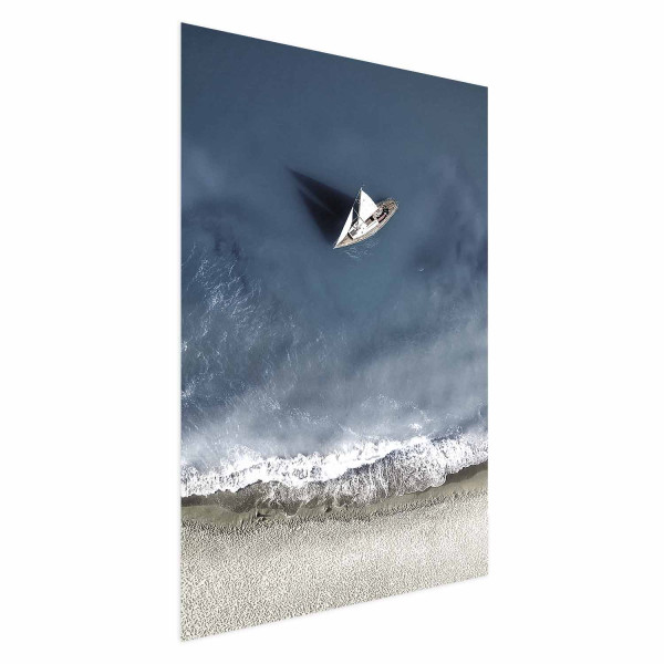 Plakat Jacht 21x30 cm
