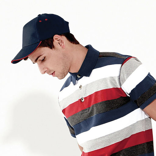  Gorra/visera Deportiva Beechfield Ultimate Sandwich 100% Algodón.
