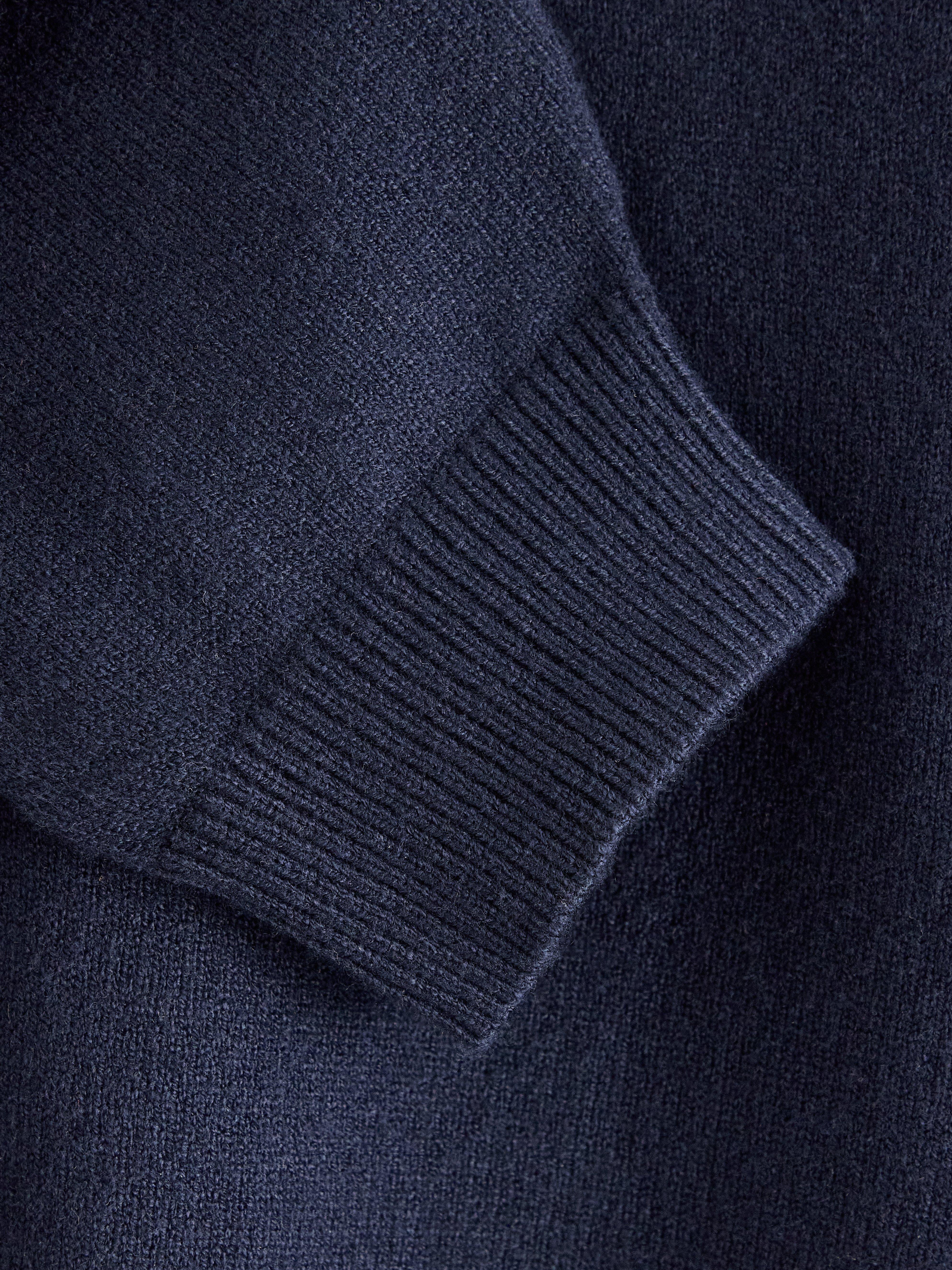 Finstickad tröja Dark Blue