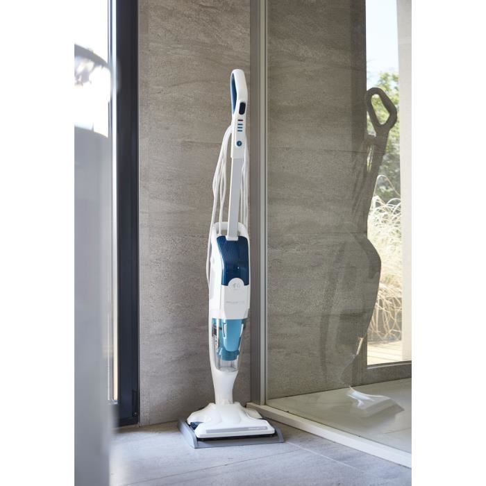 ROWENTA Clean&Steam Revolution Pulitore a vapore - Aspira e pulisce contemporaneamente - Elimina il 99,9% dei batteri RY7757WH