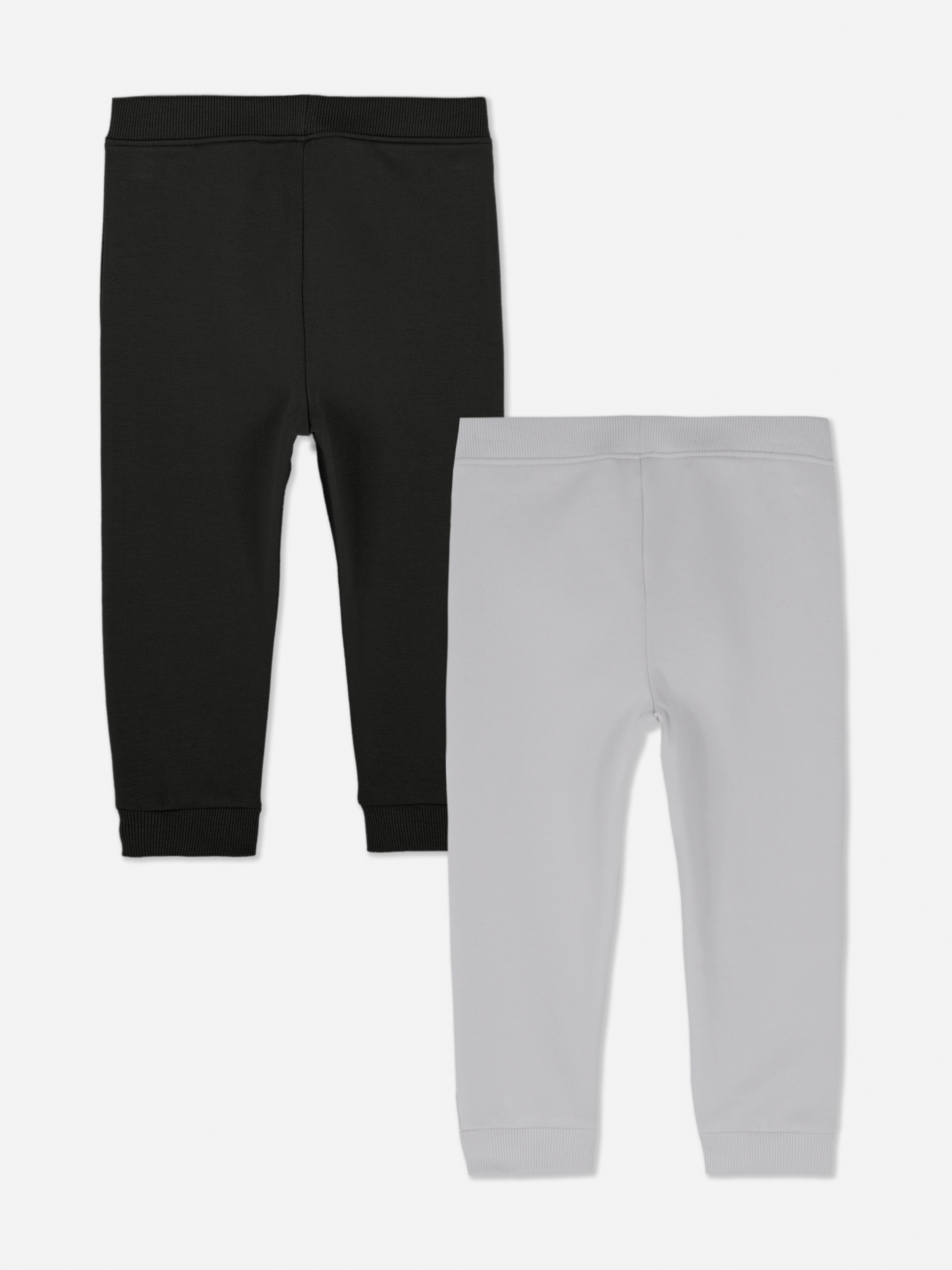 Pantaloni de trening cu șnur și manșete, set de 2. Mențineți confortul în acești pantaloni de trening relaxați cu manșete la gleznă.