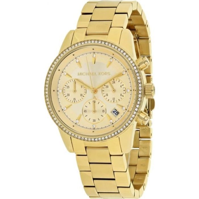 Watch - Michael Kors - Ritz MK6356 - Stainless Steel - Brown - Chic