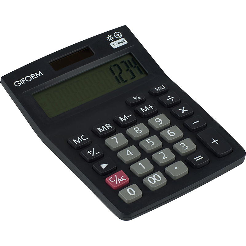 Calculadora Giform de 12 dígitos Giform