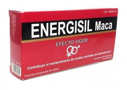 „Energisil Maca Vigor Effect“ vitaminai ir mineralai