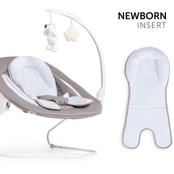 Cadeira de Descanso Infantil Hauck Alpha Deluxe com Arco de Brinquedos - Bege