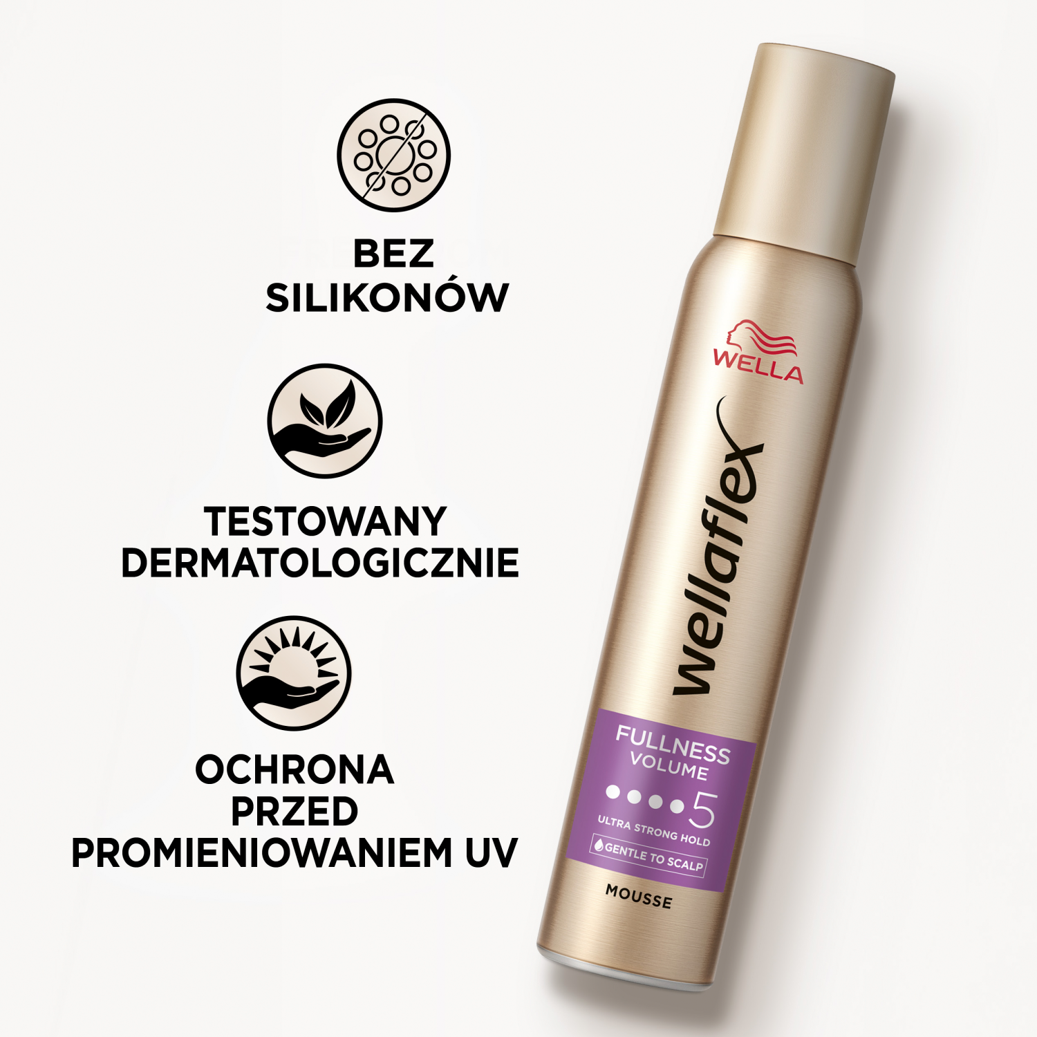 Mousse capillaire Wella 200 ml Volume pour cheveux fins