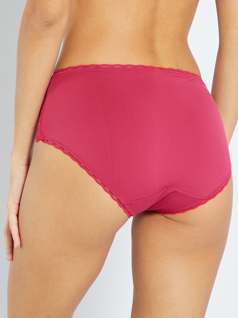 Damskie biustonosze Playtex Maxi Heart Crossover Lace – CZERWONE