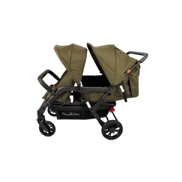 Carrinho de bebê de 4 lugares Lidoo Lite Verde Floresta