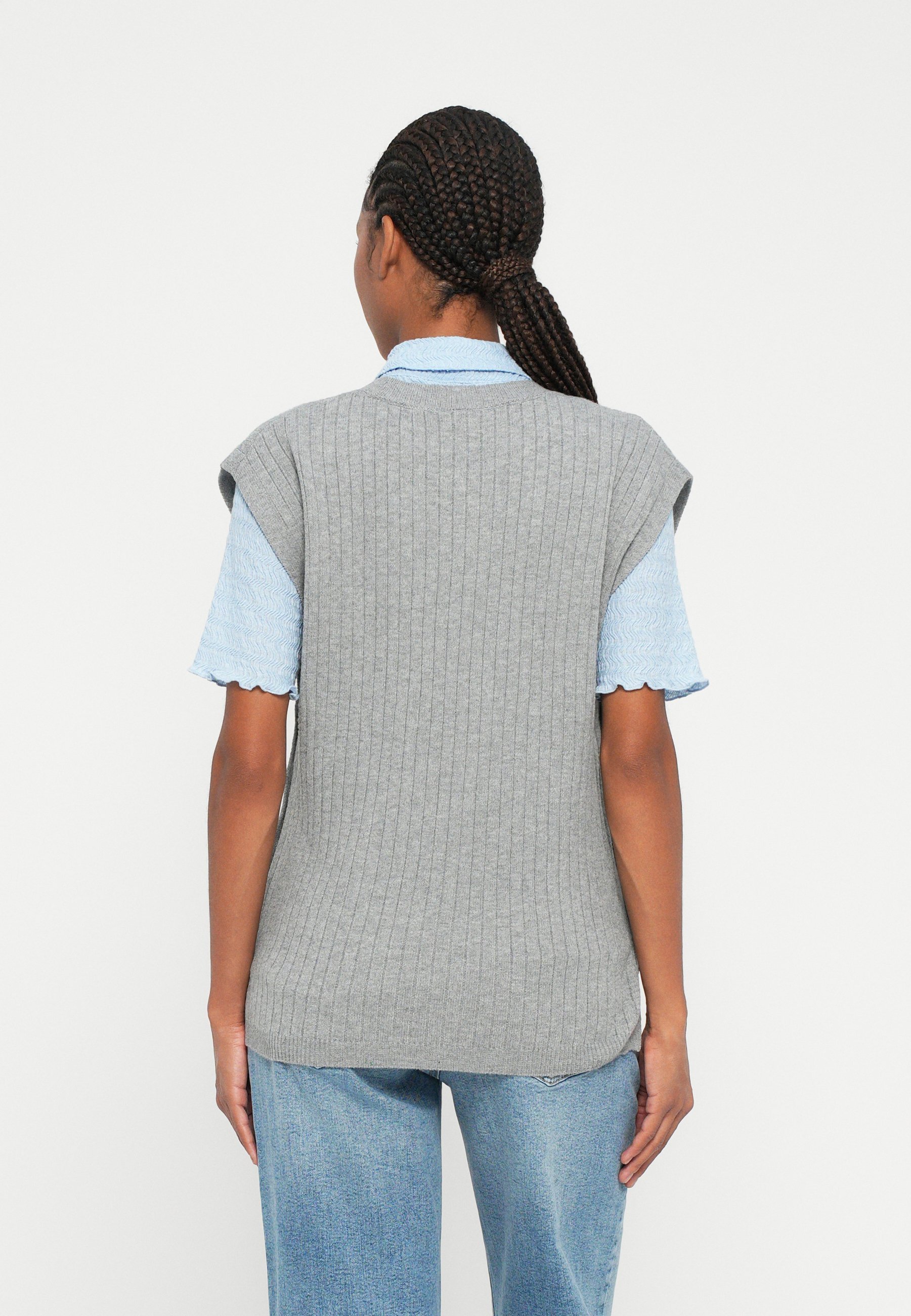 MAMALICIOUS MLRITA VITA - Vest - middengrijs gemêleerd