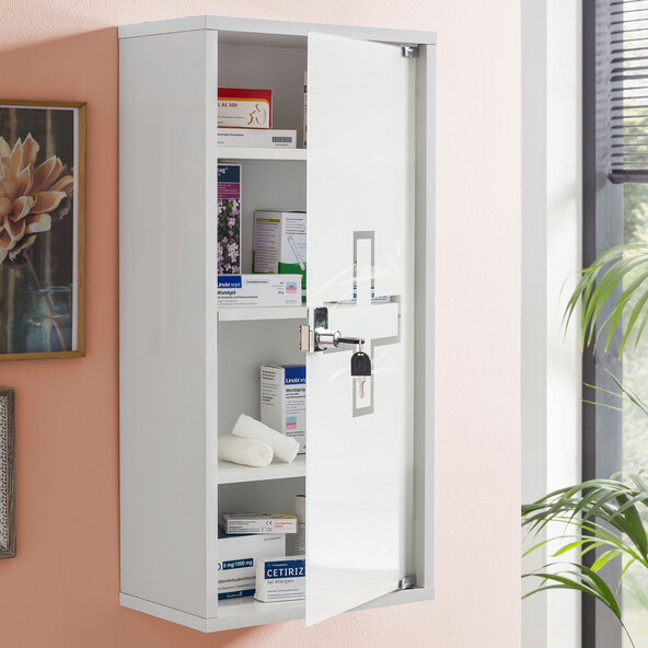 Medicine cabinet Wido 340, white