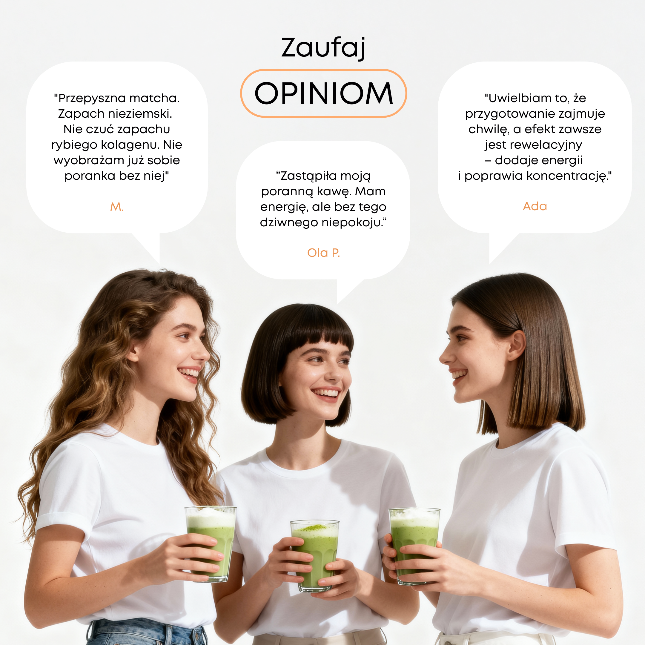 Supersonični Matcha Latte kolagen