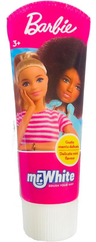 Pasta de dente Barbie Mr. White