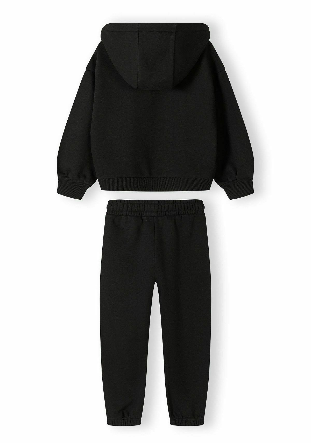 MINOTI HOODIE EN JOGGINGBROEK SET - Trainingspak - zwart