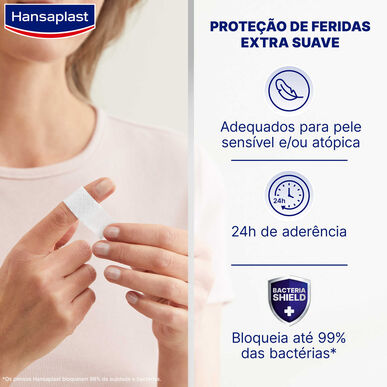 Pansement hypoallergénique Hansaplast pour peaux sensibles 1 unité