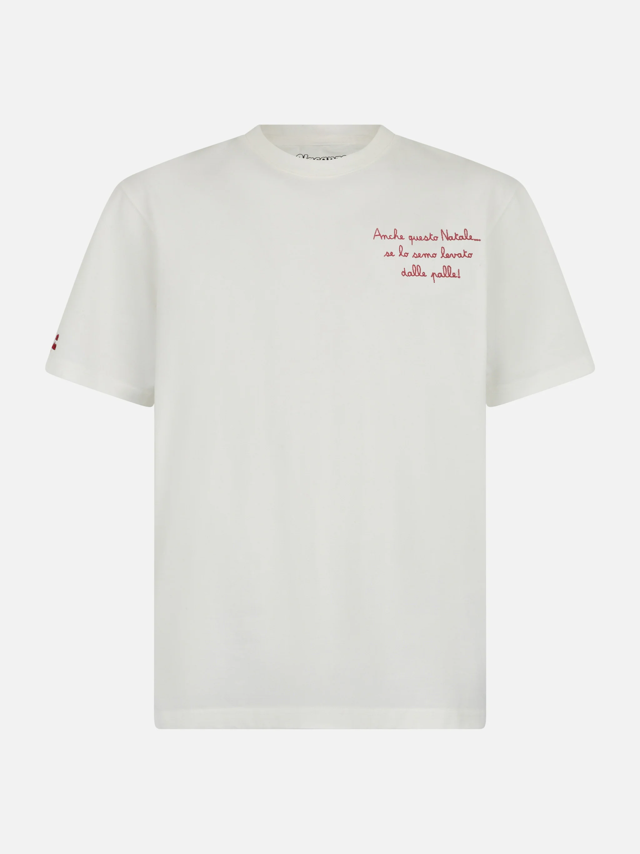 Camiseta de algodón grueso para hombre de Arnott's con bordado Esta Navidad también