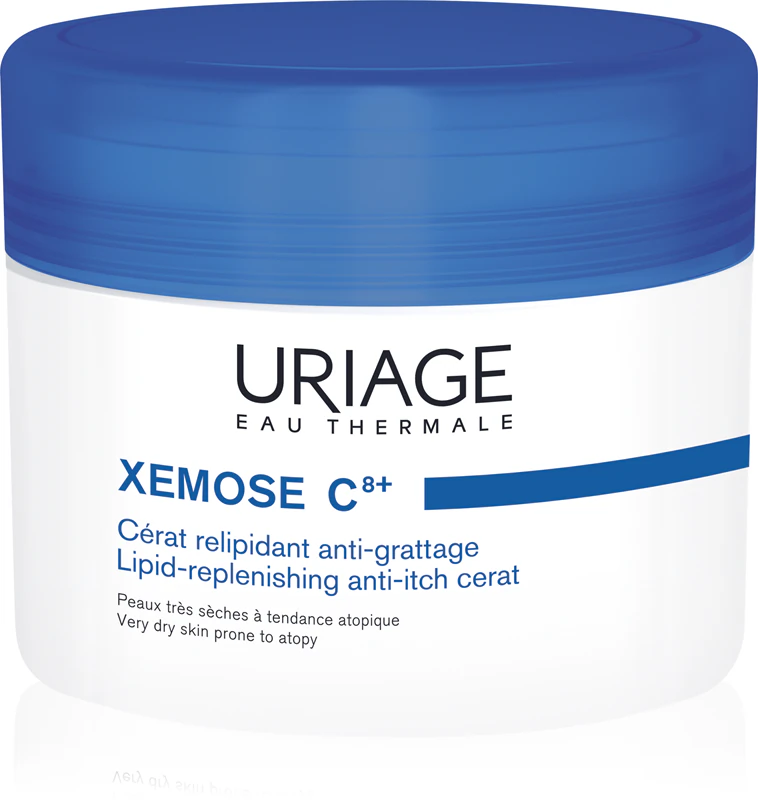 Uriage Xemose C8+ Pomada calmante anti-coceira com repositor de lipídios para pele seca e atópica.