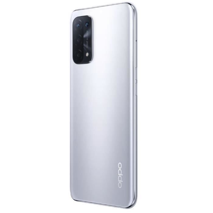 OPPO A74 5G Smartphone - 128GB Grijs - 6,5 inch FHD+ 90Hz scherm - 48MP Quad Camera - 5000mAh batterij