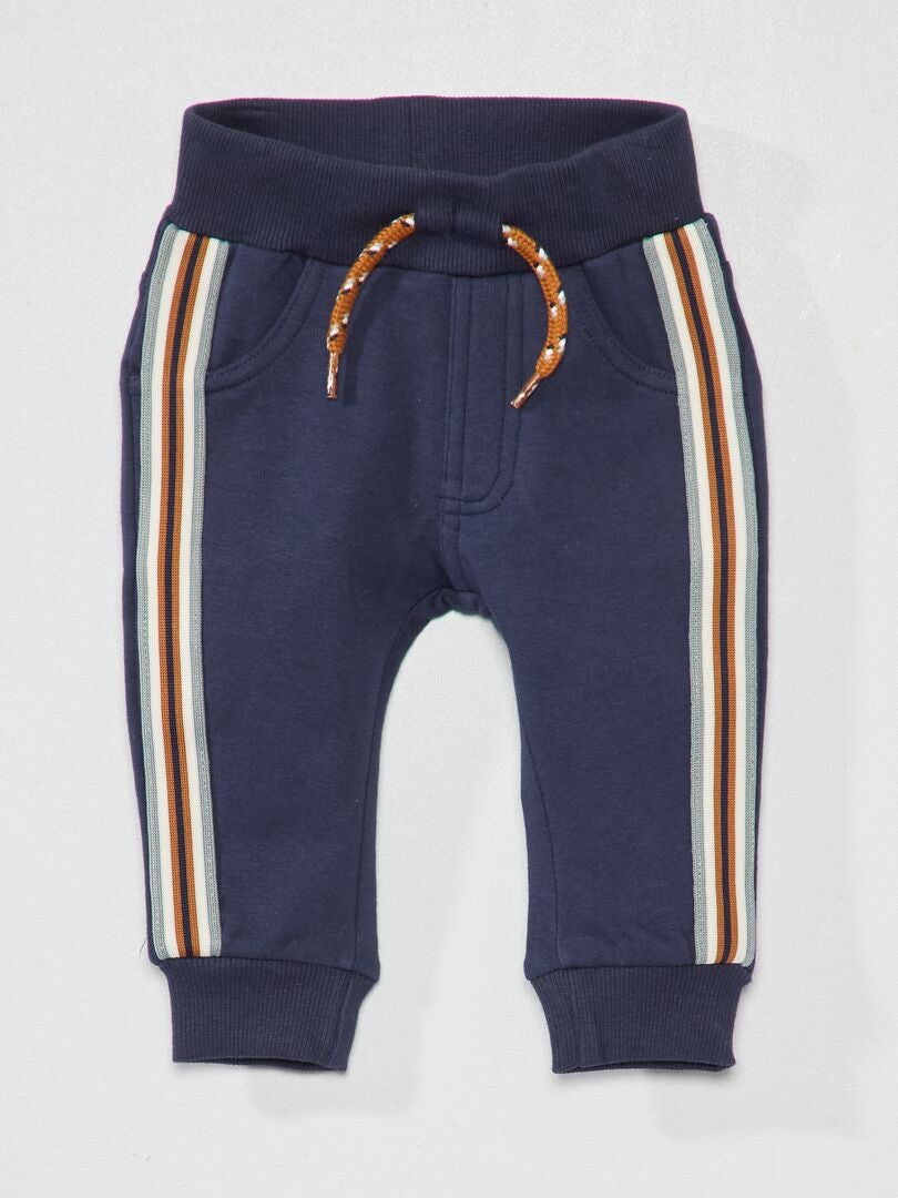 Fleece joggingbroek - BLAUW