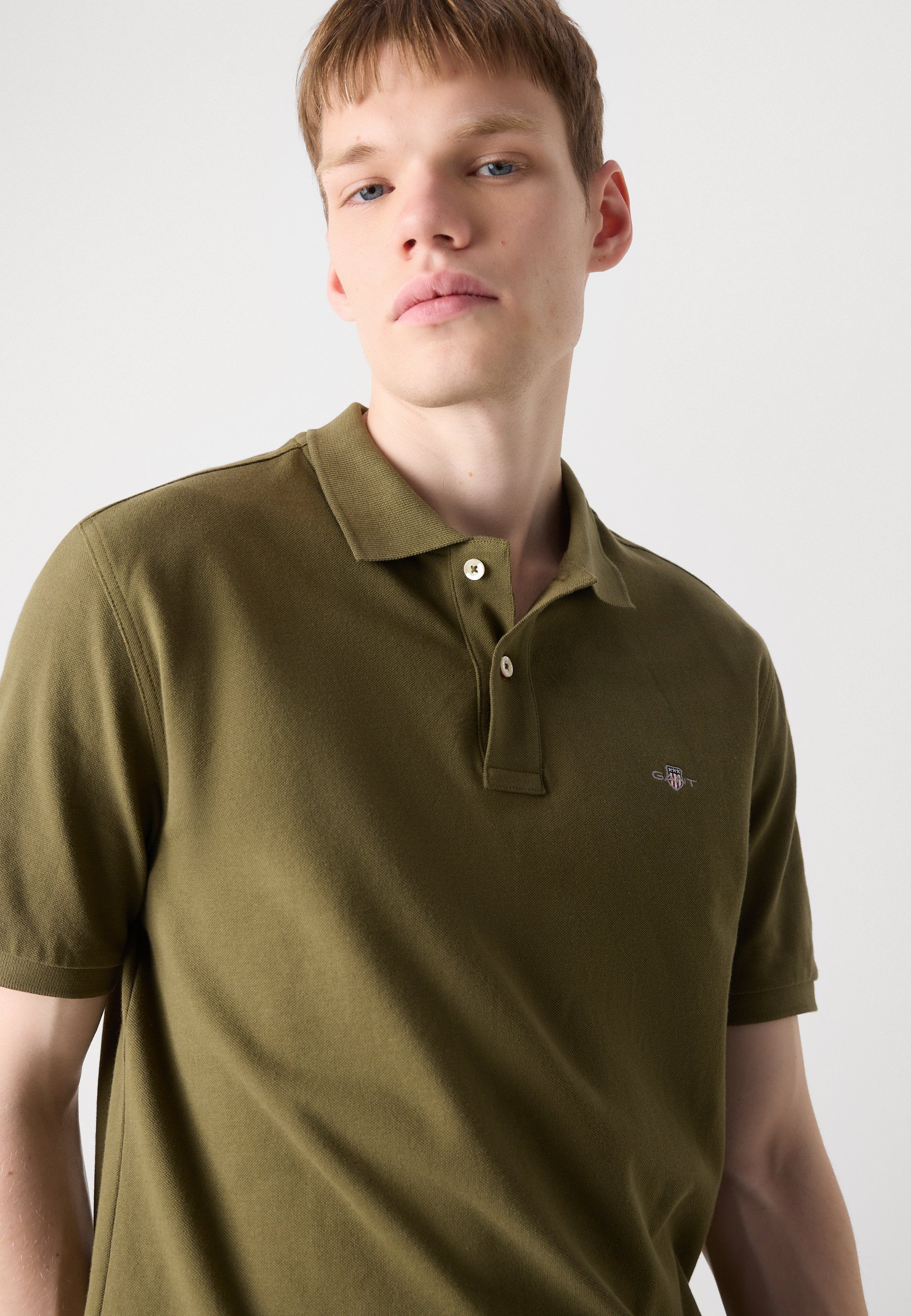 GANT ARCHIVE SHIELD - Polo - verde muschio
