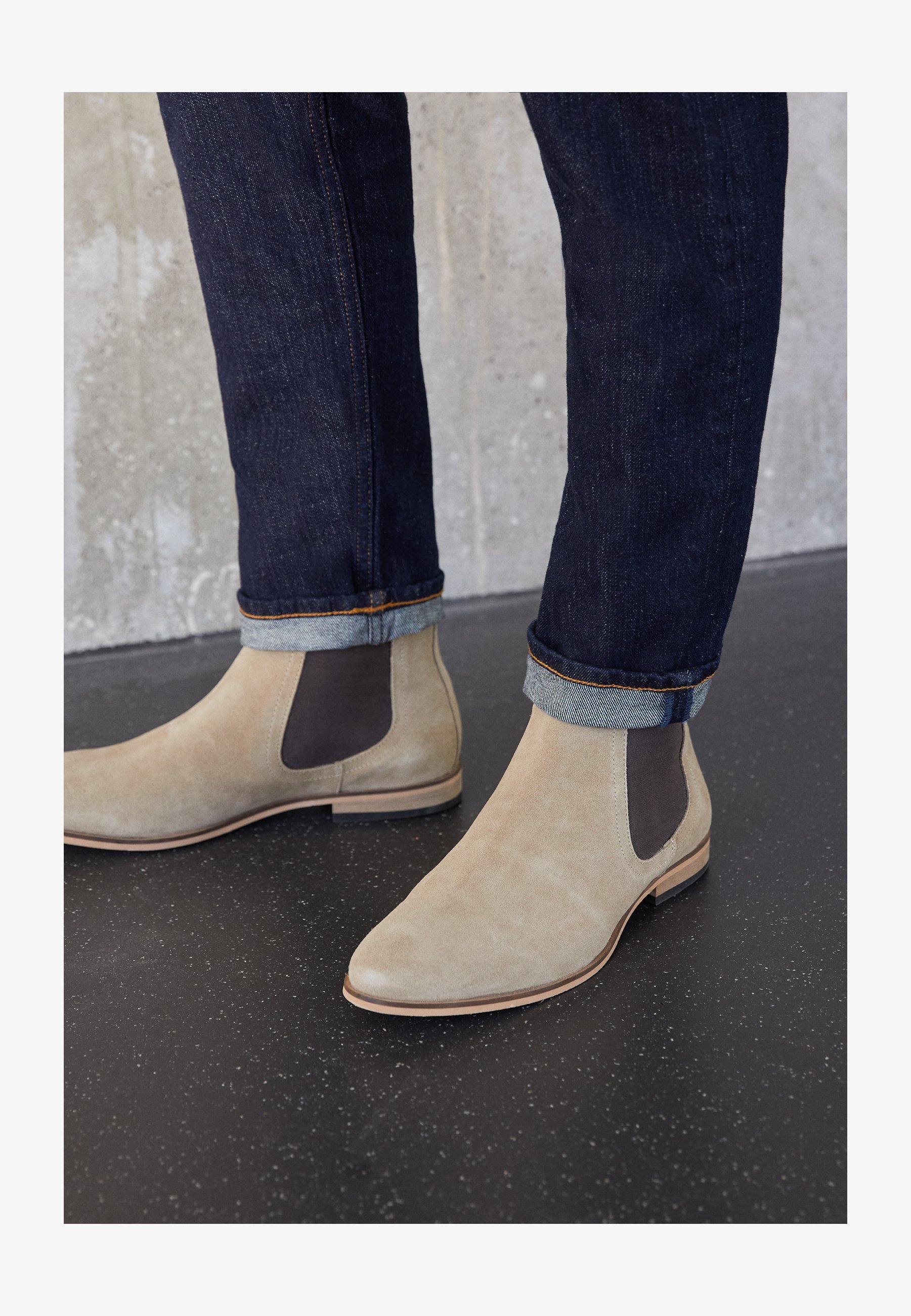 Zign LEATHER - Stivaletti classici - sabbia