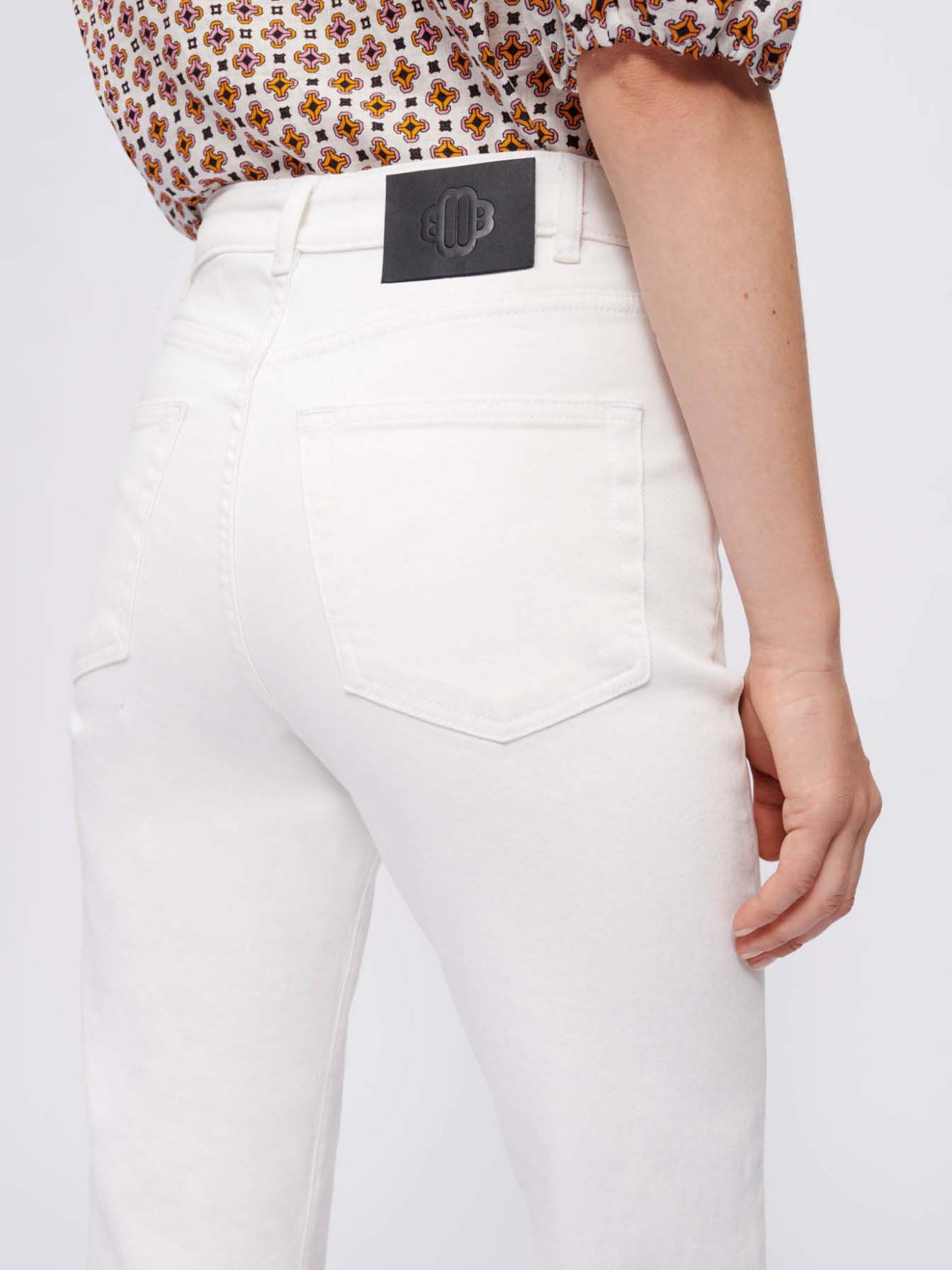 Rechte witte jeans - Wit