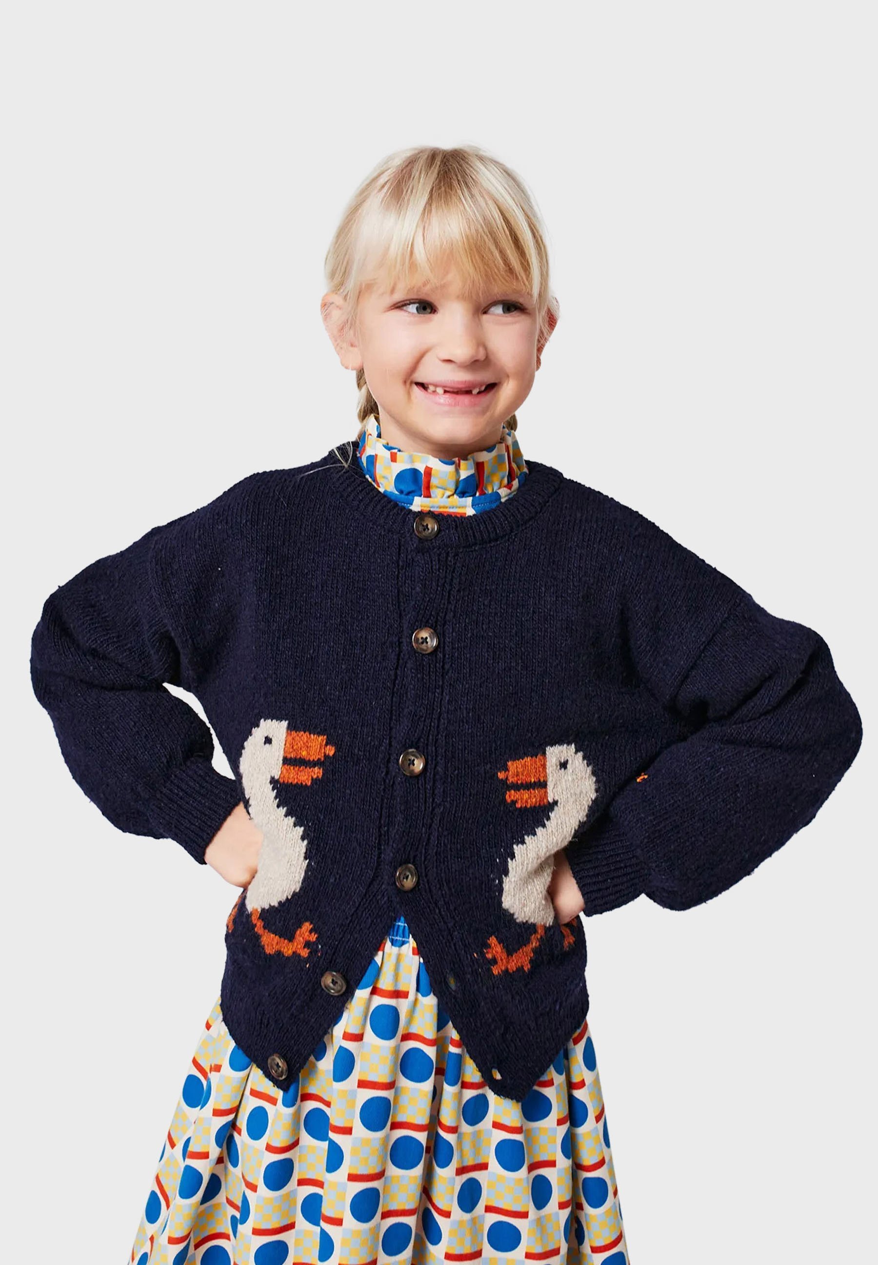 Bobo Choses LA OCA UNISEXE - Gilet - bleu nuit