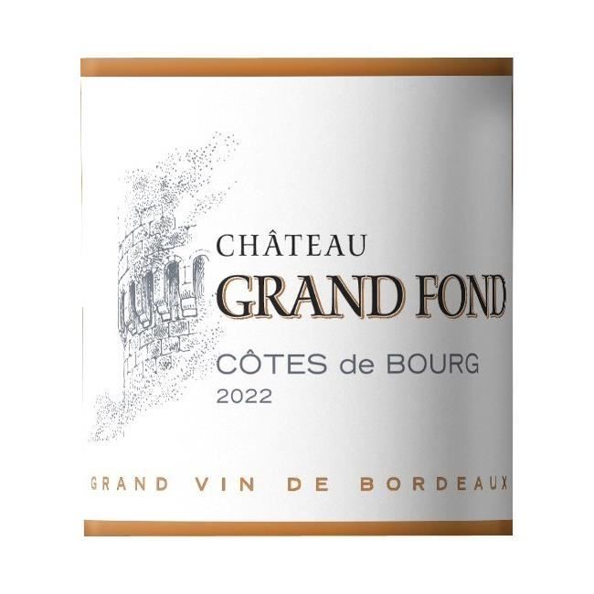 Château Grand Fond Côtes de Bourg - Vino Tinto Burdeos