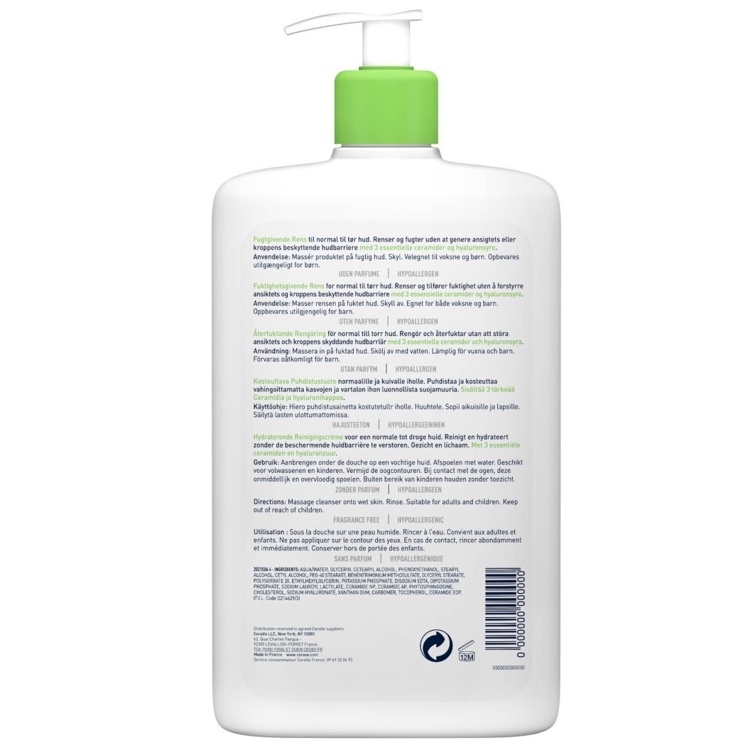 Gel de Banho Hidratante CeraVe - 236 ml