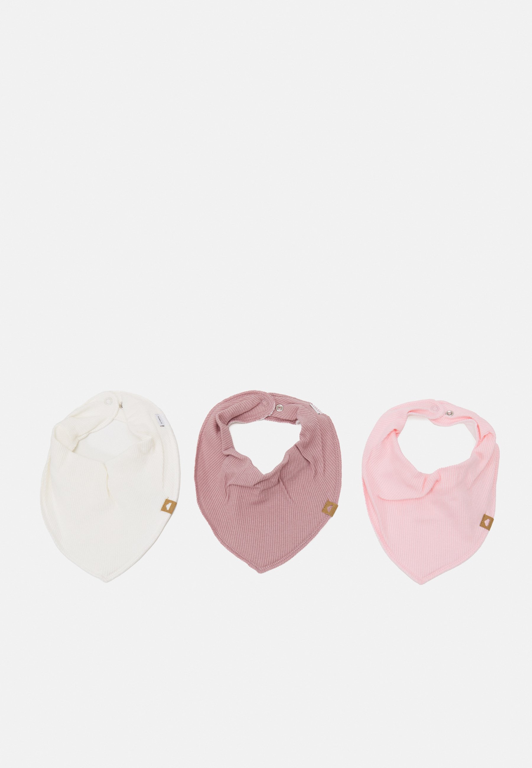 Name it NBNYVETTI Schal-Lätzchen Unisex 3er-Pack - Lätzchen - Parfaitrosa/Deauville-Mauve/Jet Stream