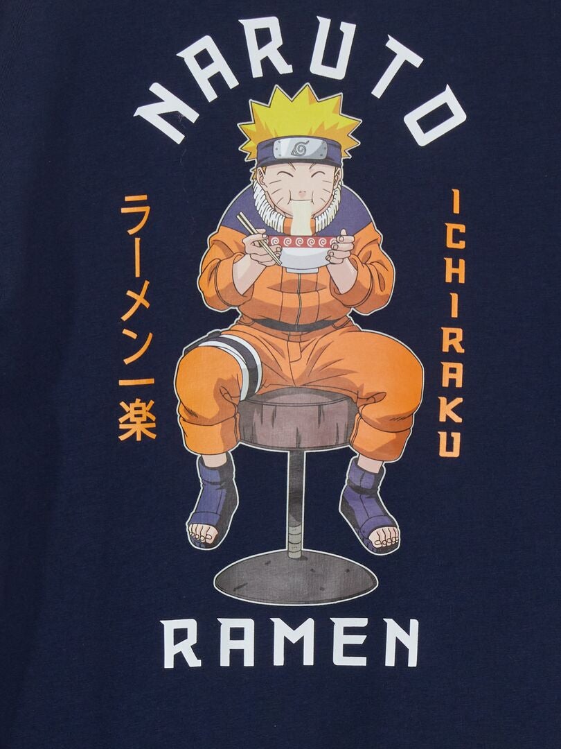 Naruto T-shirt met korte mouwen - Blauw