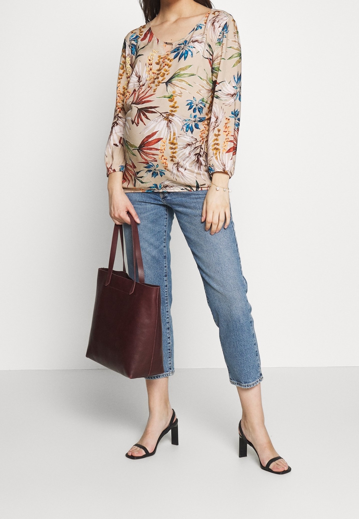 River Island zwangerschapsjeans skinny fit - donkerblauwe denim
