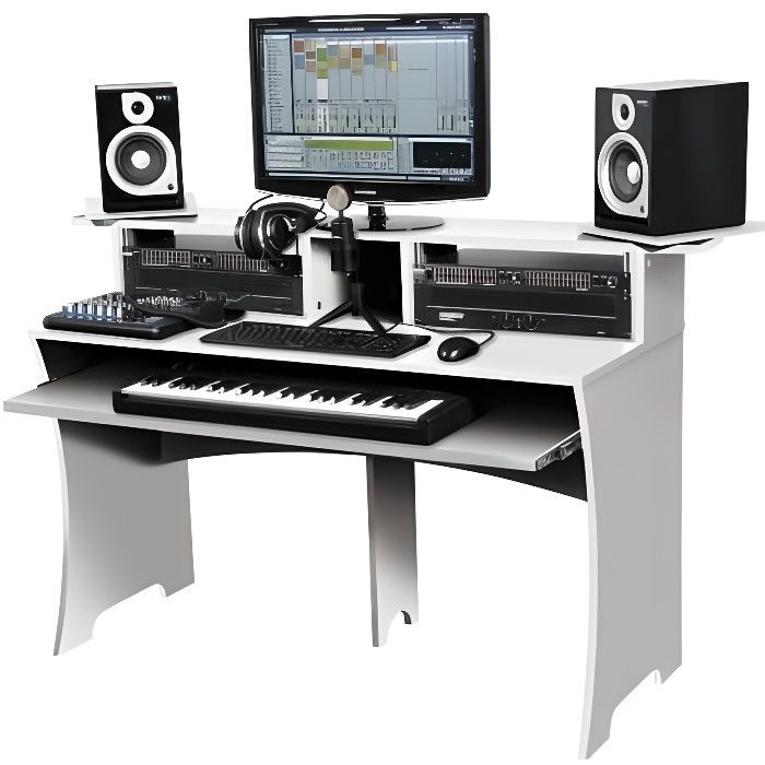 HOME STUDIO WORKSTATION WHITE FINISH-223242