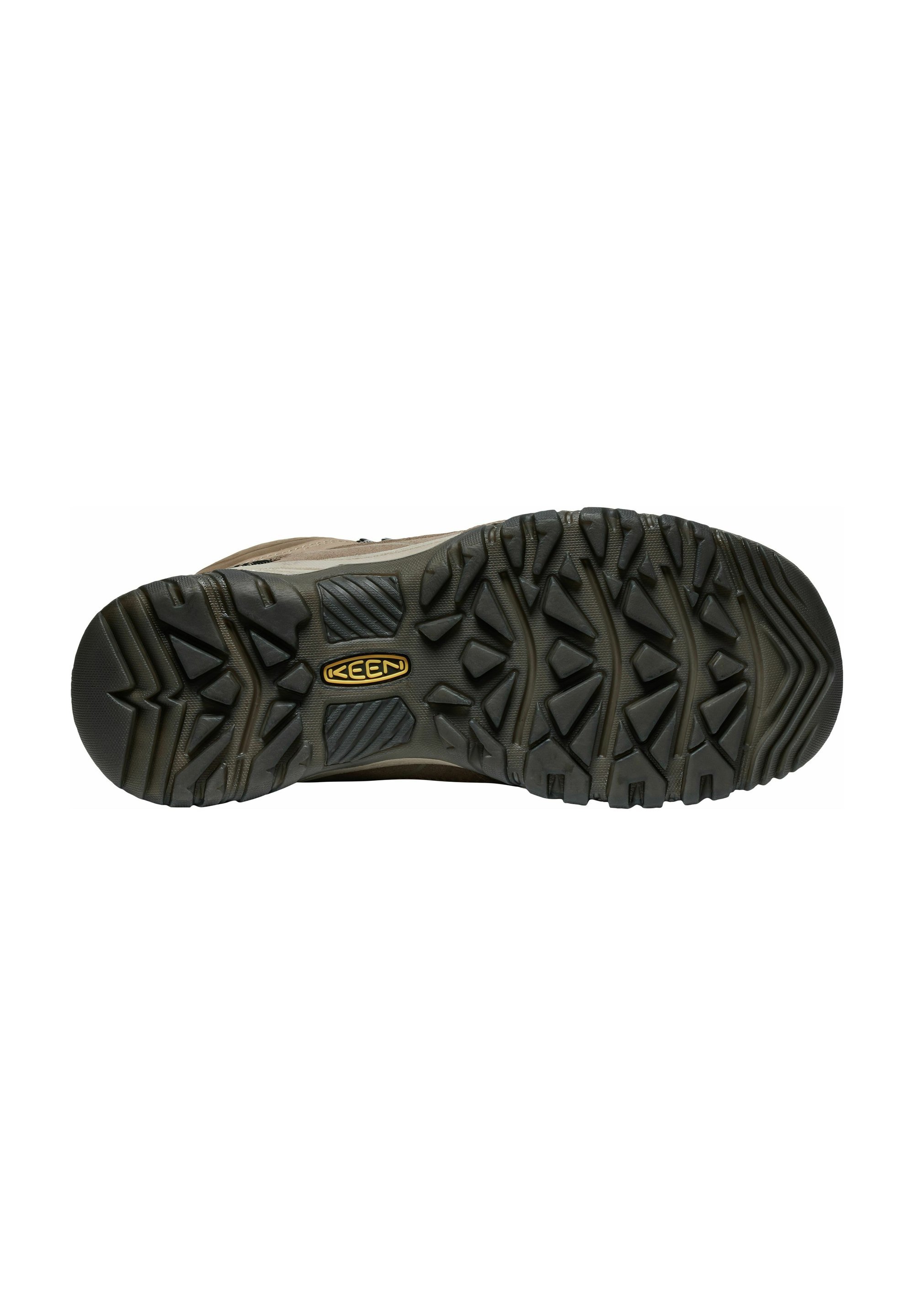 Keen TARGHEE IV MID WP M - Hiking shoes - braun grau feldflaschengrün