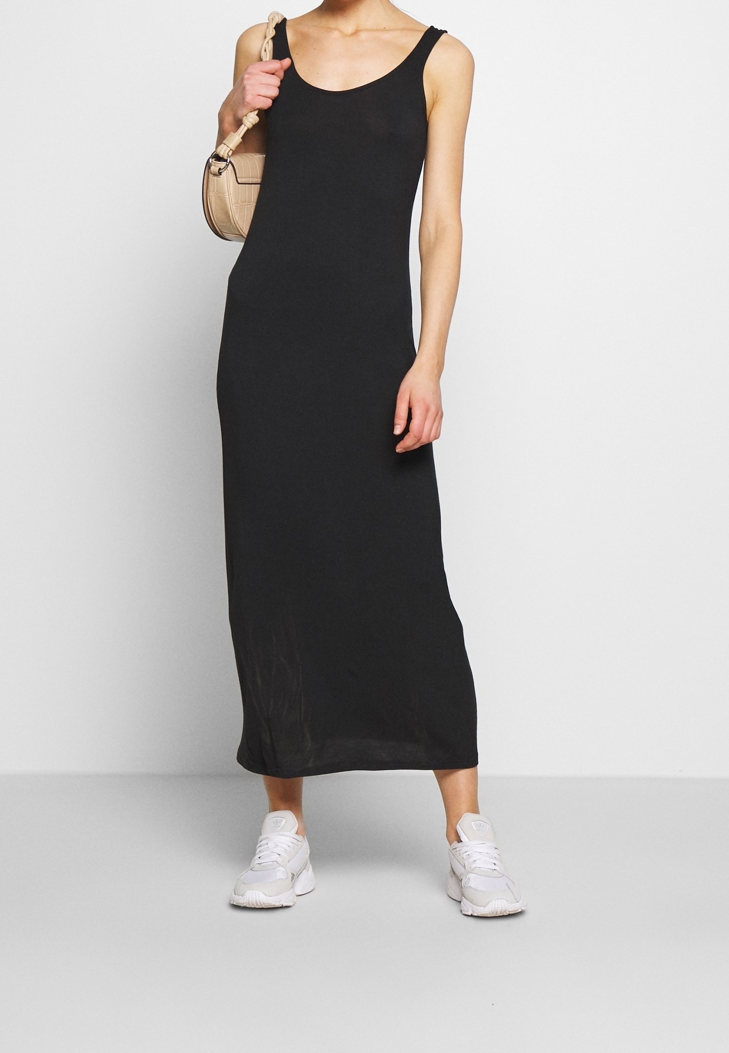 Pieces Jersey jurk - zwart