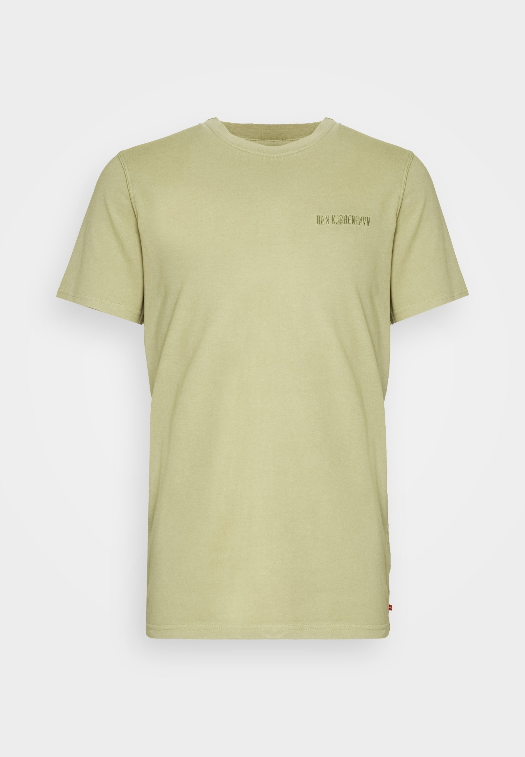 T-shirt basic Han Kjøbenhavn - verde chiaro