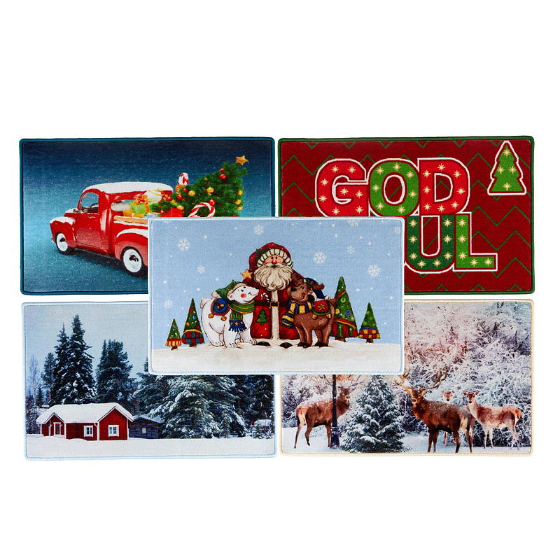 Zerbino 48x78 cm con stampa invernale