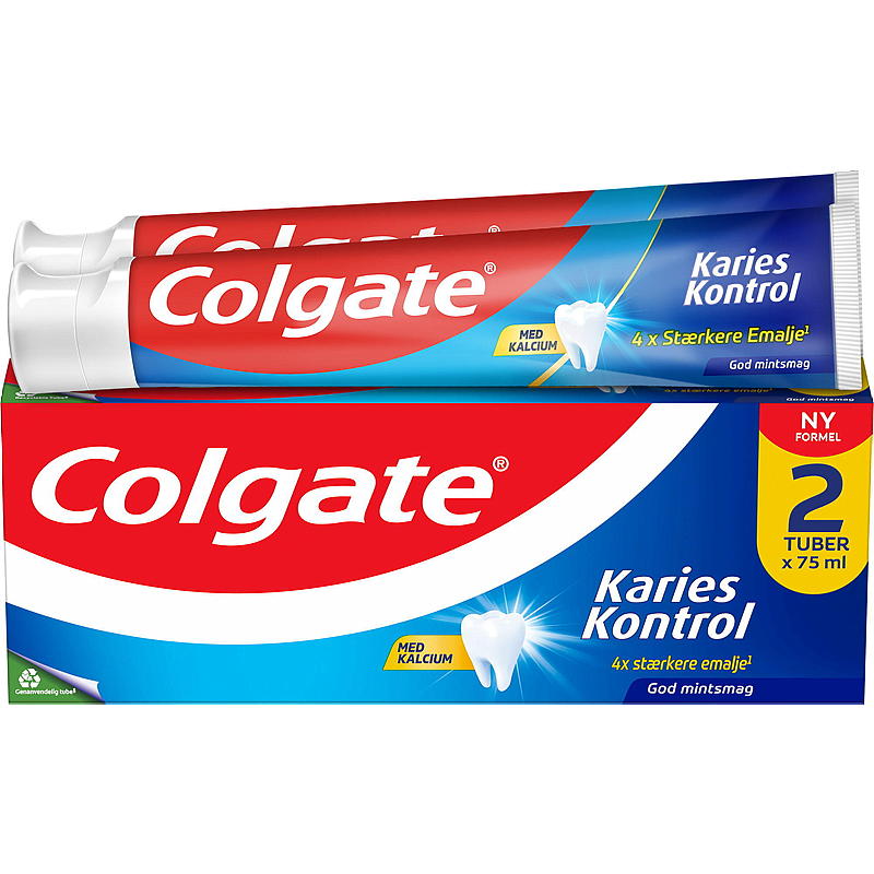 Colgate Zahnpasta 2er-Pack mit Löchern im Mund Colgate