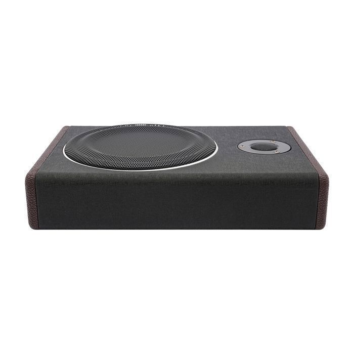 Subwoofer activo para coche - 600W - 12V - Ultradelgado - Con amplificador integrado - 135,8 x 102,4 x 26,8 mm - Negro