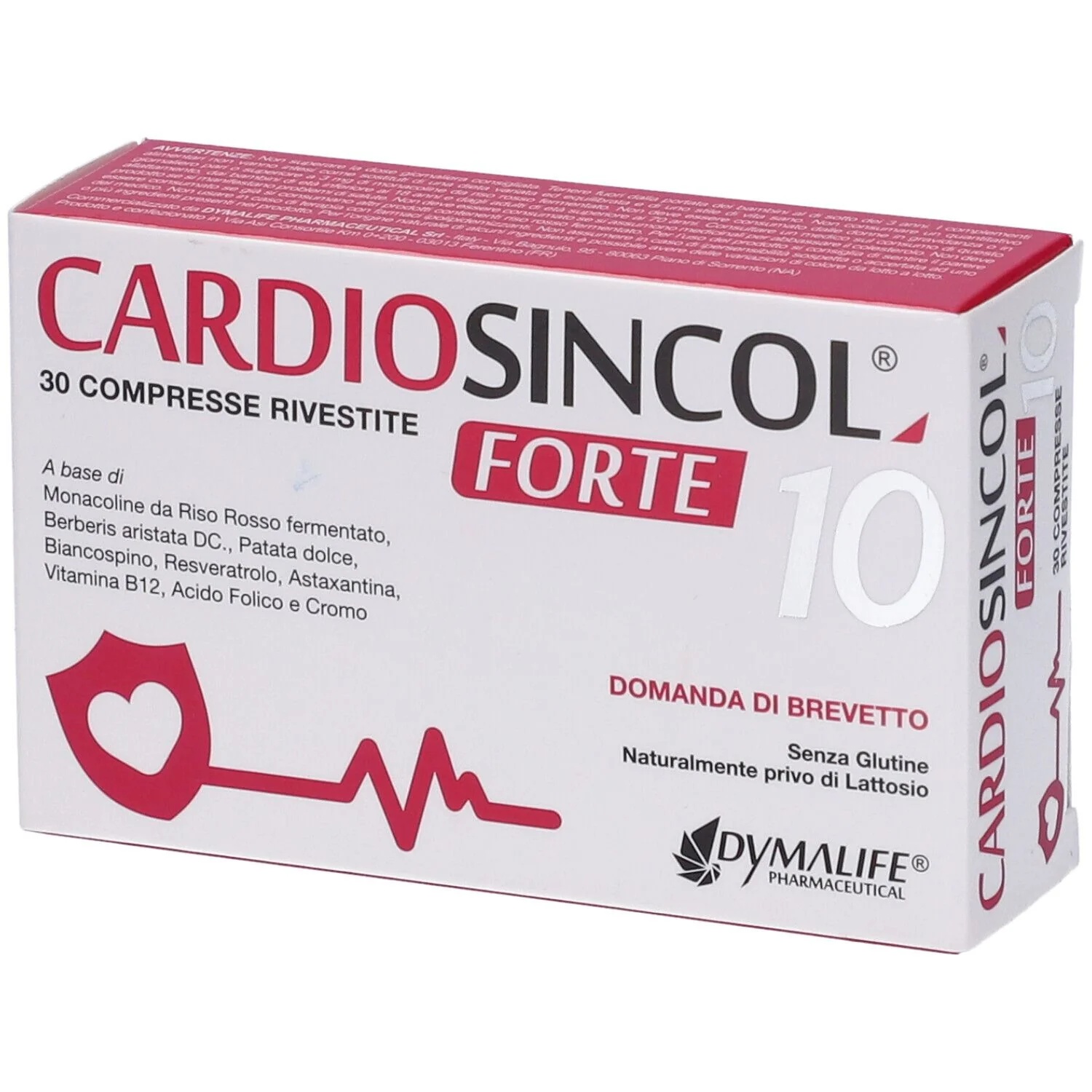 DYMALIFE PHARMACEUTICAL Cardiosincol 1 Forte 3Cpr