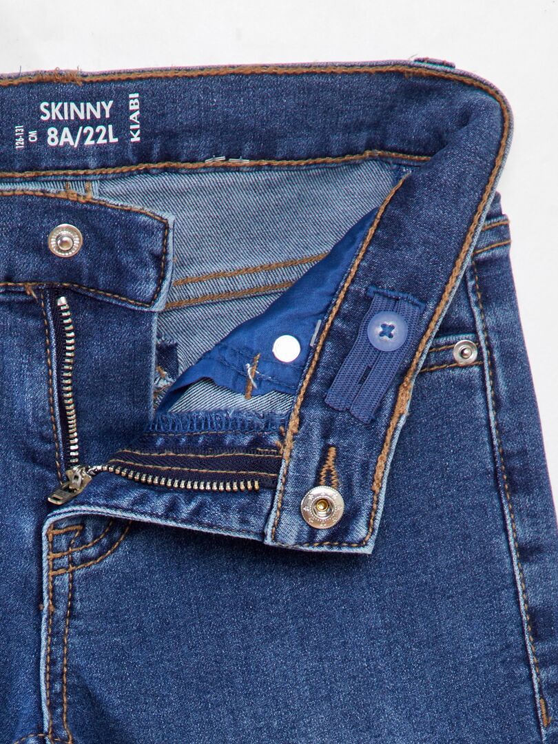 Calça jeans skinny - AZUL