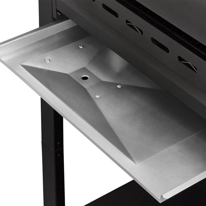 Barbecue gaz San Diego Next 3 - ENDERS - 3 brûleurs Inox - Surface de cuisson 50,5 x 33 cm - Grille inox - Tablettes - 6,75 kW