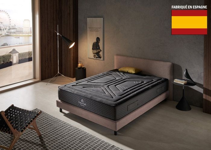 SIMPUR RELAX - Materasso da notte da donna 200x200 - Supporto rigido e regolabile - Molle insacchettate profonde e memory foam