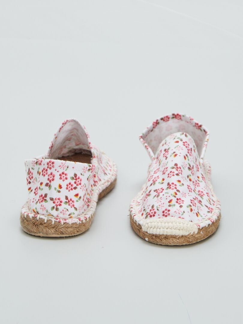 Lenço com estampa floral - ROSA
