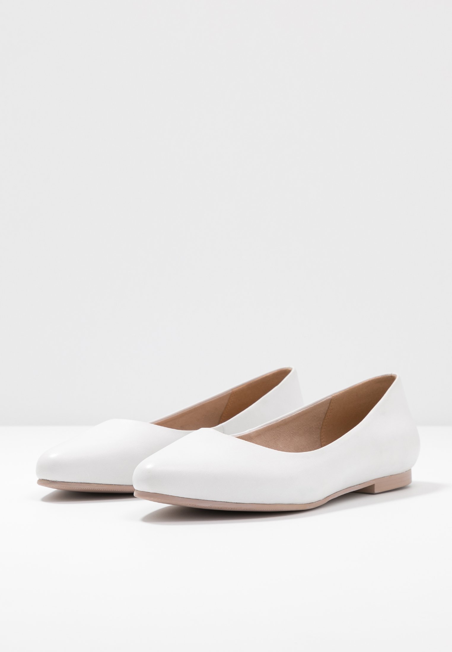 Anna Field CUIR - Ballerines - blanches