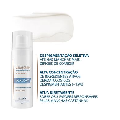 Ducray Melascreen Anti-spots Konsentrat Ansiktskrem mot brune flekker 30 ml