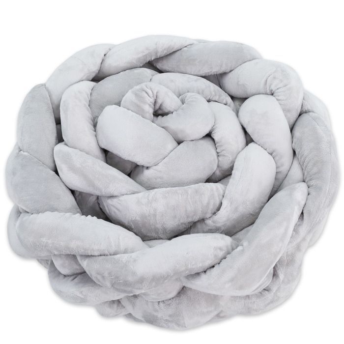 Coussin décoratif doudou enfant 220 cm - TOTSY BABY - Gris - La Chambre des enfants - Pour les enfants