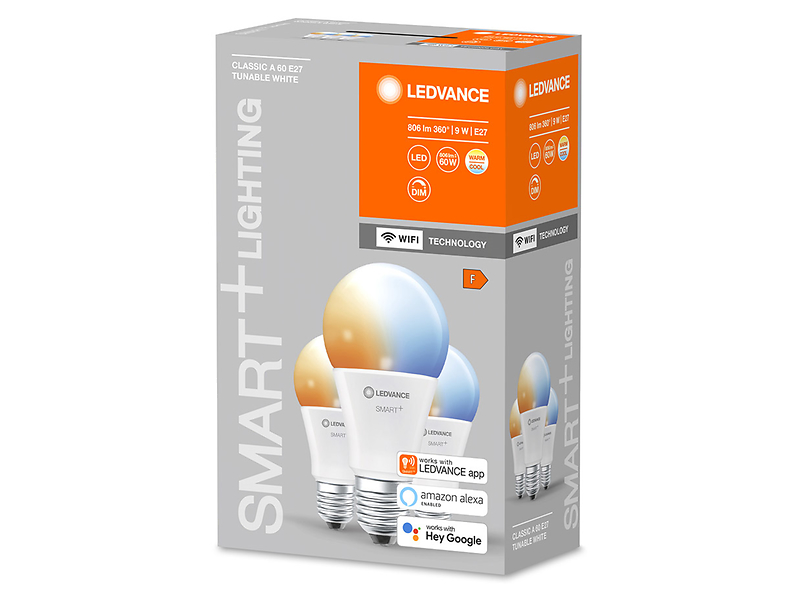 Żarówka LED SMART 3szt. E27 9W ze zmienną barwą światła